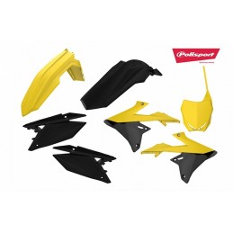 POLISPORT Plastics Kit Yellow/Black Suzuki RM-Z250