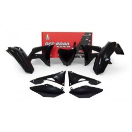 RACETECH Plastic Kit - Black Honda CRF