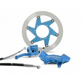 BERINGER Top Race Complete Brake System 17'' Wheel Aerotec® Axial Caliper 6 Pistons - Blue