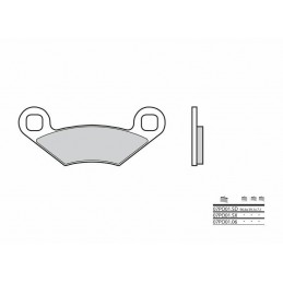 BREMBO Off-Road Sintered Metal Brake pads - 07PO01SX