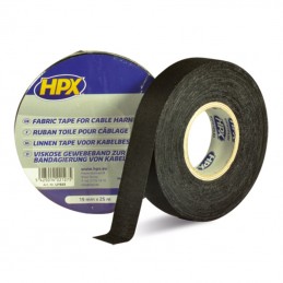 HPX Canvas Duct Tape Black 19mm x 25m