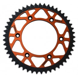 PBR Twin Color Aluminium Ultra-Light Self-Cleaning Hard Anodized Rear Sprocket 4649 - 520