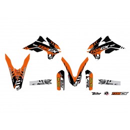 KUTVEK Tracx Graphic Kit Orange KTM SX85