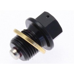 TECNIUM Magnetic Oil Drain Plug M10x1,25x14 Aluminium Black