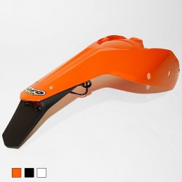 UFO Enduro Rear Fender + Side Panels Orange KTM EXC