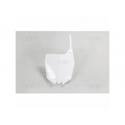 UFO Front Number Plate White Yamaha