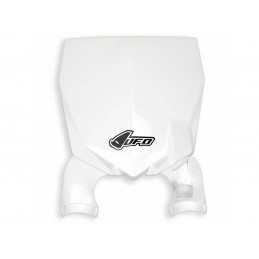 UFO Stadium Front Number Plate White Honda CRF450R/RX