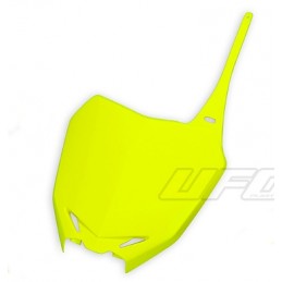 UFO Front Number Plate Neon Yellow Suzuki RM-Z250