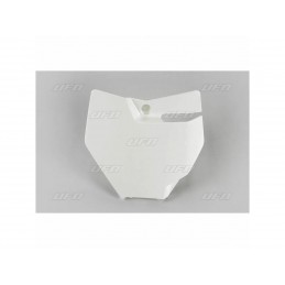 UFO Front Number Plate White KTM SX85