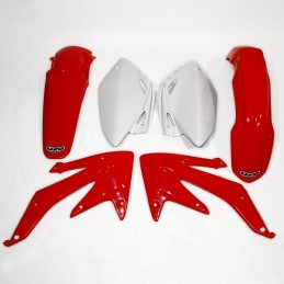 UFO Plastic Kit OEM Color Red/White Honda CRF450R
