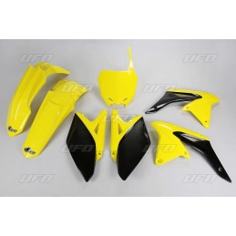 UFO Plastic Kit OEM Color Yellow/Black Suzuki RM-Z250