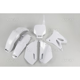 UFO Plastic Kit White Yamaha YZ85