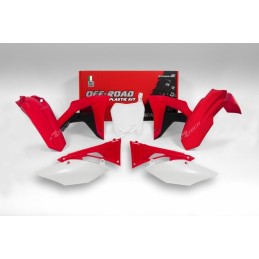 RACETECH Plastic Kit OEM Color (2017) Red/Black/White Honda CRF450RX