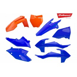POLISPORT Plastics Kit Orange/Blue KTM SX/SX-F
