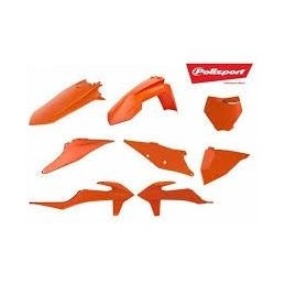 POLISPORT Plastics Kit Neon Orange KTM SX/SX-F
