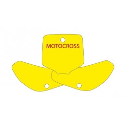 BLACKBIRD Plate Stickers Yellow KTM EXC