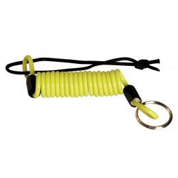 VECTOR Reminder Cable Fluo Yellow for Disc Lock/U-Locks