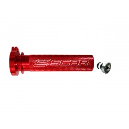 SCAR Throttle Tube Aluminium + Bearing Red Honda