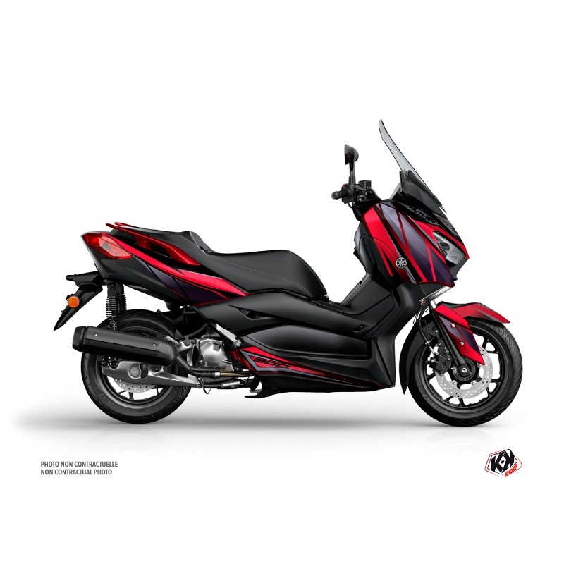 KUTVEK Replica Graphic Kit Red/Black Yamaha X-Max 300