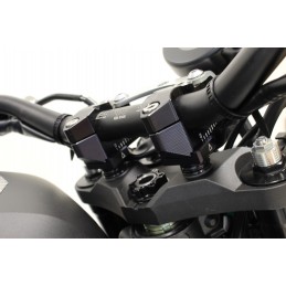 GILLES TOOLING 2DGT Adjustable Bar Mounts Black Ducati Scrambler 1100