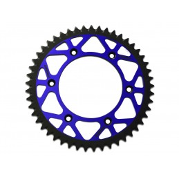 PBR Twin Color Rear Sprocket Blue/Black 52 Teeth Aluminium Ultra-Light Self-Cleaning Hard Anodized 520 Pitch Type 899