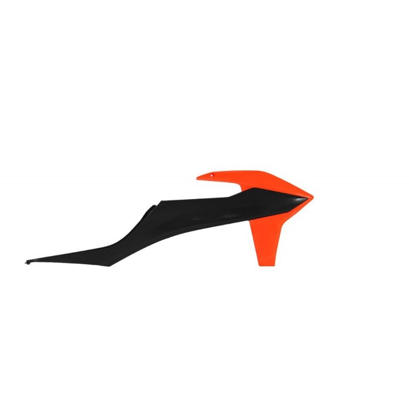 RACETECH Radiator Covers Black/Orange KTM