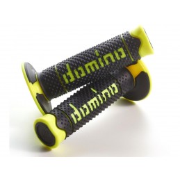 DOMINO A260 DSH Full Diamond Grips Black/Neon Yellow