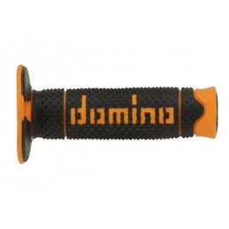 DOMINO A260 DSH Full Diamond Grips Black/Orange