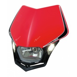RACETECH V-Face Headlight Led Red