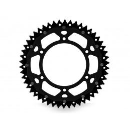 ART Dual-components Rear Sprockets 51 Teeth Ultra-light Self-cleaning Aluminum/Steel 520 Pitch Type 8000 Black