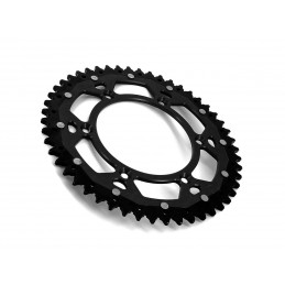 ART Dual-components Rear Sprockets 48 Teeth Ultra-light Self-cleaning Aluminum/Steel 520 Pitch Type TM Black