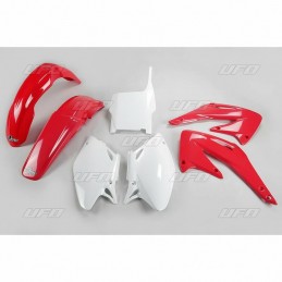 UFO Plastic Kit OEM Color Red/White Honda CRF450R
