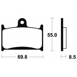 TECNIUM Trail Performance Sintered Metal Brake pads - MFP124