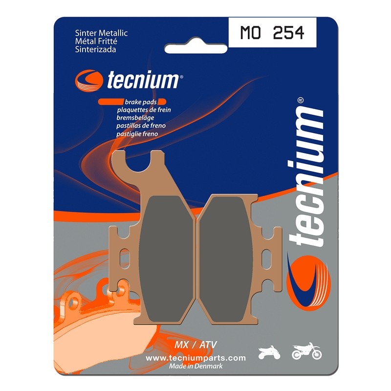 TECNIUM MX/ATV Sintered Metal Brake pads - MO254