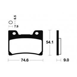 TECNIUM Street Performance Sintered Metal Brake pads - MF165