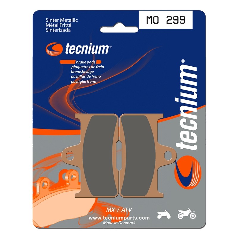 TECNIUM MX/ATV Sintered Metal Brake pads - MO299