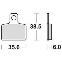 BRAKING Off-Road Sintered Metal Brake pads - 832CM46
