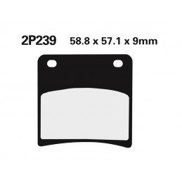 NISSIN Street Semi-Metallic Brake pads - 2P-239NS
