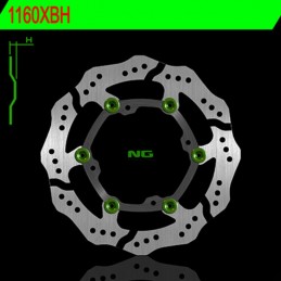 NG BRAKE DISC Petal Floating Brake Disc - 1160XBH