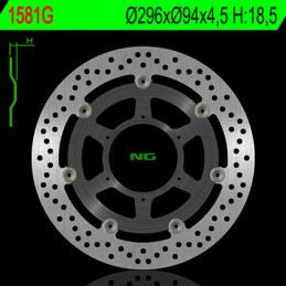 NG BRAKE DISC Floating Brake Disc - 1581G