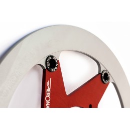 BERINGER Aeronal Cast Iron Floating Brake Disc - Red S10LGRF