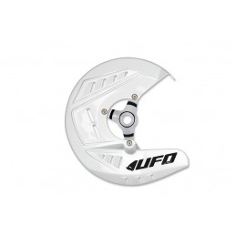 UFO Front Disc Protector White Yamaha YZ250F/YZ450F
