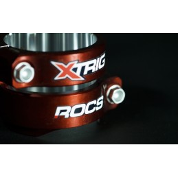 XTRIG Rocs Tech Triple Clamp Orange 22mm offset