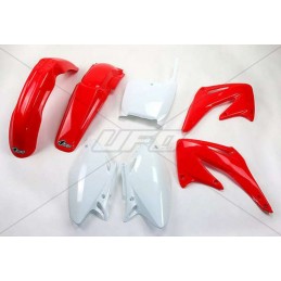 UFO Plastic Kit OEM Color Red/White Honda CRF250R/450R