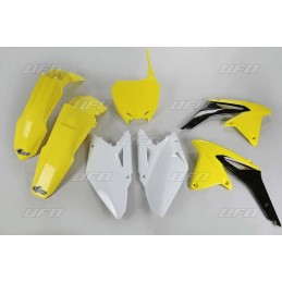 UFO Plastic Kit OEM Color Yellow/Black/White Suzuki RM-Z450