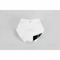 UFO Front Number Plate White KTM