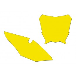 BLACKBIRD Plate Stickers Yellow Honda CRF450R