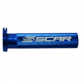 SCAR Throttle Tube Aluminium + Bearing Blue Yamaha YZ65