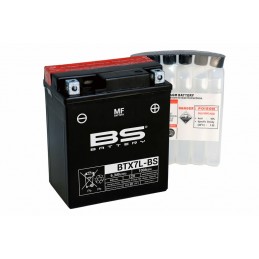 BS BATTERY Battery Maintenance Free with Acid Pack - BTX7L