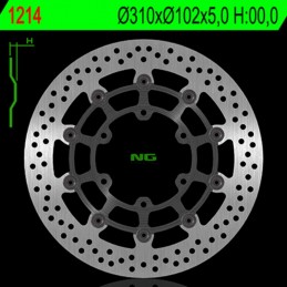 NG BRAKE DISC Floating Brake Disc - 1214